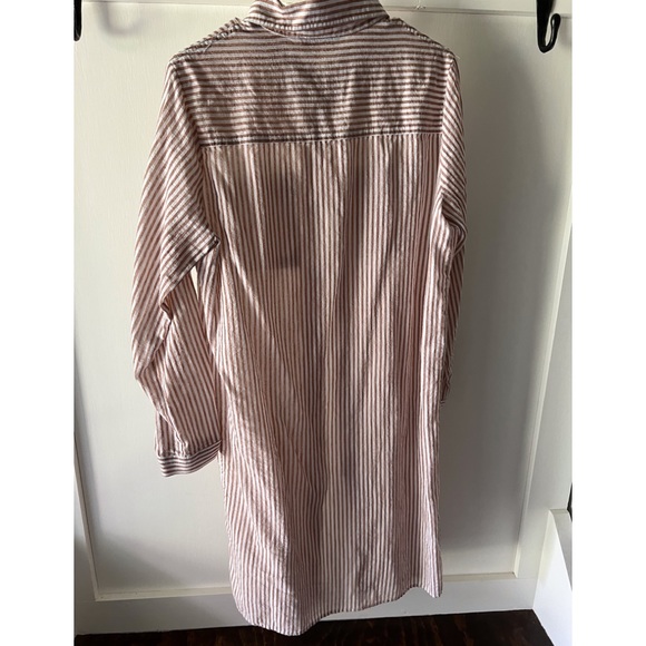 CJLA Rust Striped Shirt Dress - Picture 6 of 7